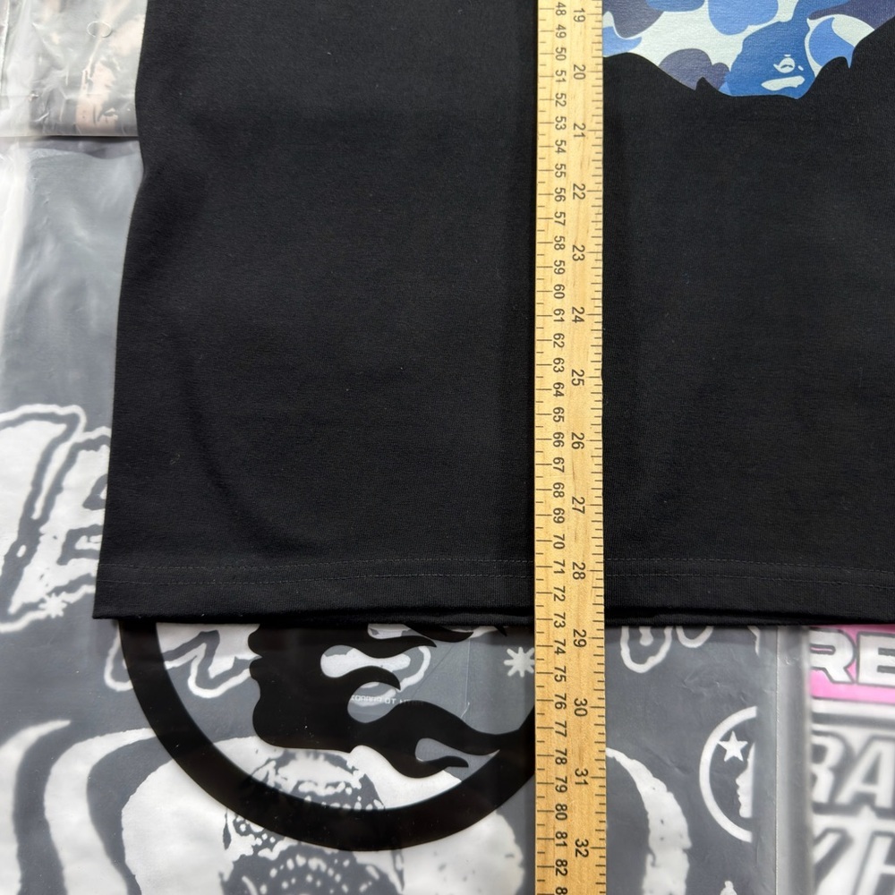 BAPE ABC Camo Big Ape Head Tee ‘Black’ - Picture 3 of 8